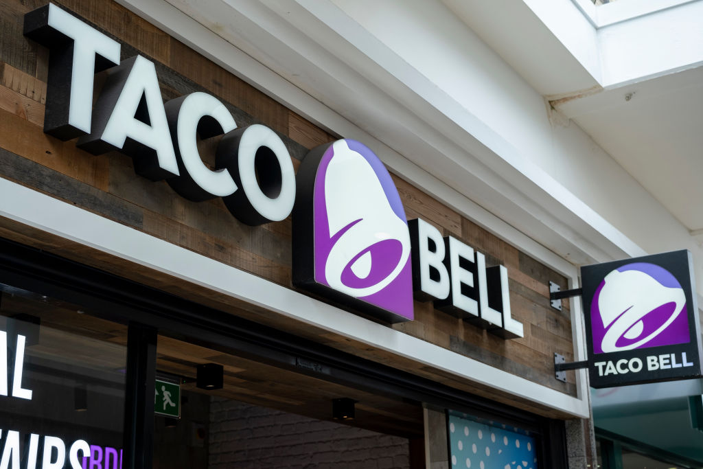 Sign For Fast Food Brand Taco Bell