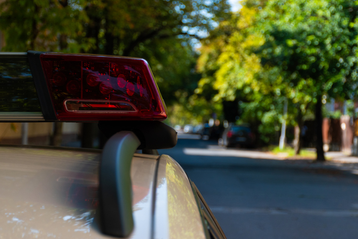 Hungarian police car siren
