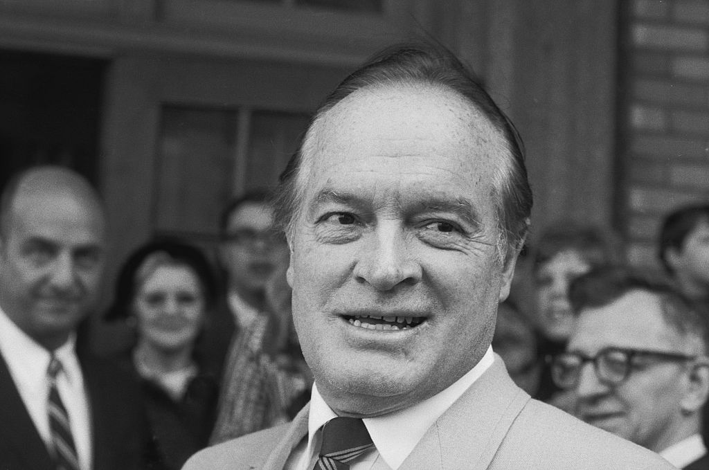Bob Hope Leaves Hospital Smiling