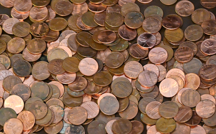 Scattered Pennies